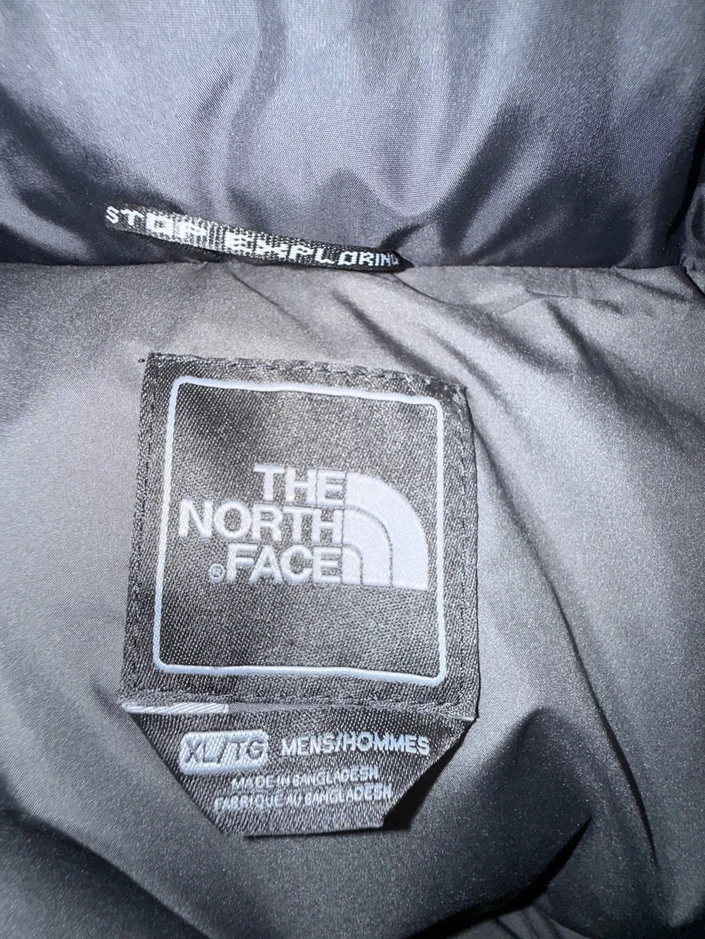 The North Face Black Puffer Down Vest